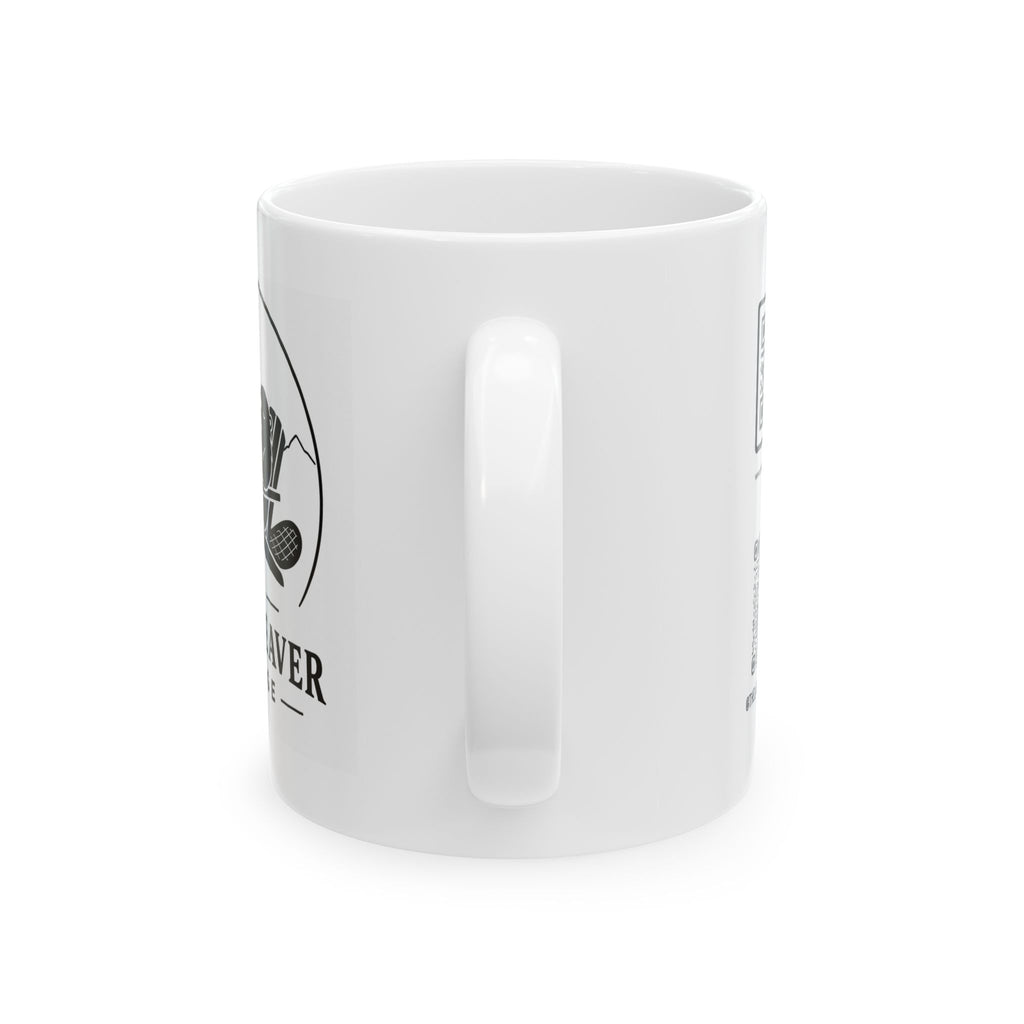 The Lazy Beaver Lodge Ceramic Mug - 11 oz