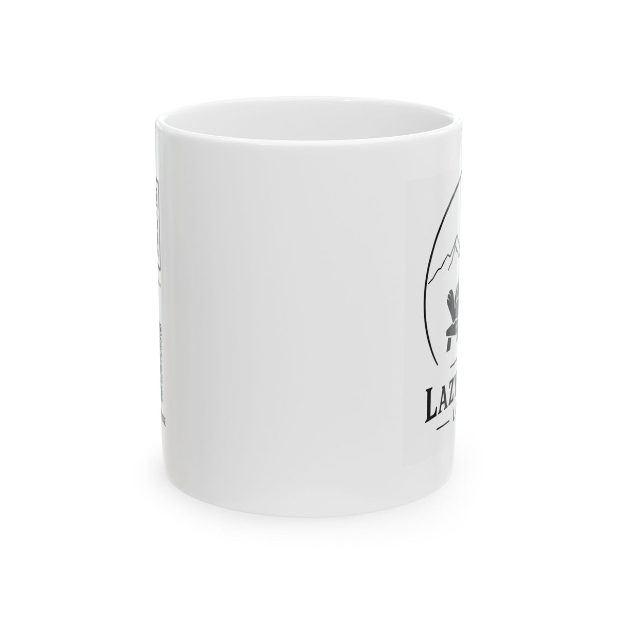 The Lazy Beaver Lodge Ceramic Mug - 11 oz